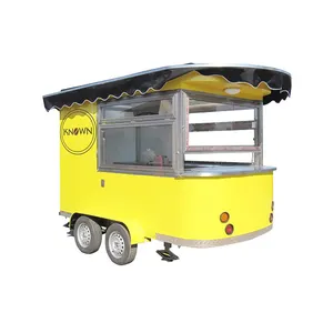 OEM KN-320 Mobile Food Truck Eis wagen Hot Dog Mobile Food Cart/Anhänger mit kostenlosem Versand
