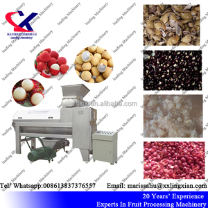 Lichi, rambután, Longan Semillas Máquina Separadora 2-3 t/h máquina <span class=keywords><strong>de</strong></span> Pelado y picado <span class=keywords><strong>de</strong></span> Lichi - Product Image 1