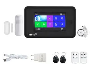 Trung Quốc Nhà Sản Xuất Không Dây Thông Minh Màn Hình Cảm Ứng WIFI/GSM Home Alarm PST-WG106