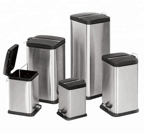 3 5 12 <span class=keywords><strong>20</strong></span> 30 litre paslanmaz çelik ayak pedallı çöp kutusu çöp kutusu - Product Image 5