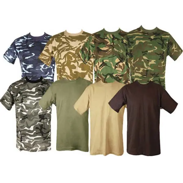 Groothandel China Camouflage Trainingspak Stof Shirt Custom Ontwerp Camouflage Kleding