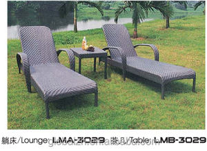 Chaise longue de <span class=keywords><strong>jardin</strong></span> en rotin pour piscine extérieure - Product Image 6