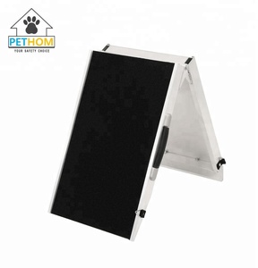 टिकाऊ एल्यूमीनियम पोर्टेबल हल्के पालतू रैंप Telescoping कुत्ते रैंप - Product Image 2