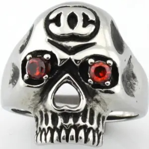 Men's grim reaper skull ring