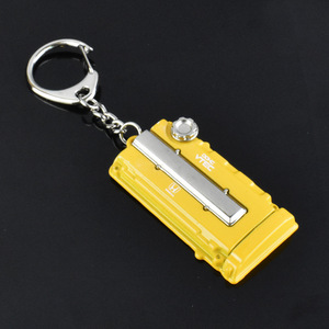 Zinc Alloy Engine Head Cover Cylinder Hood Keychain <strong>Keyring</strong> Key Chain <strong>Ring</strong> - Product Image 3