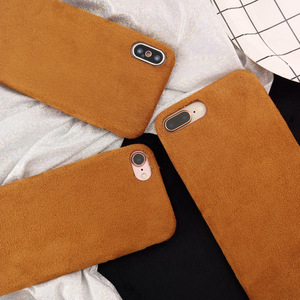 Invierno cálido luz simple moda esponjoso venado caja del teléfono móvil para el iPhone x 8 8 más 7 7 más 6 6 más 5S - Product Image 1