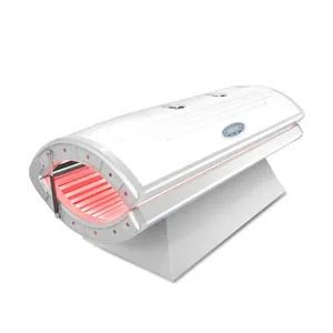 Italiaanse Led Hybrid Solarium Zonnebank Rood Licht Therapie Sunbeds