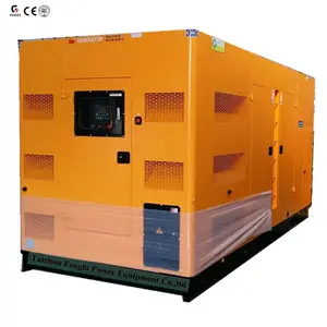 Sessiz 500 kVA 400kW dizel jeneratör fırçasız AC alternatör