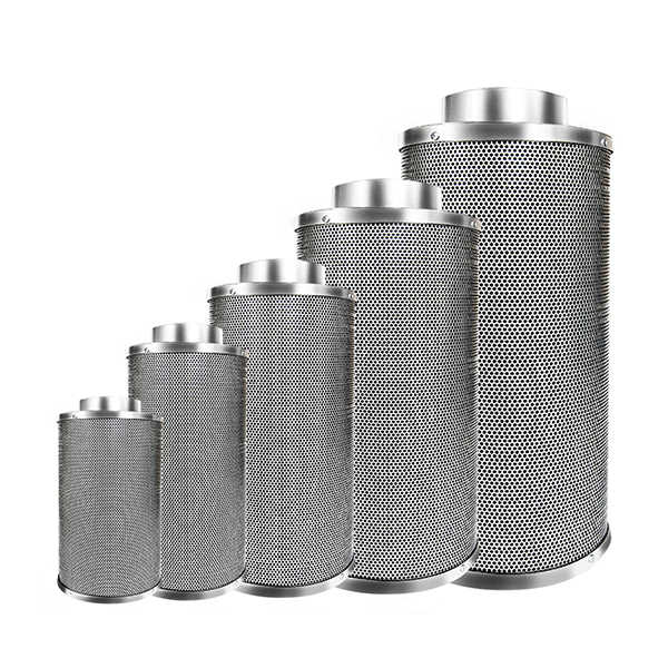 hydroponic carbon filter/Hydroponics Stainless steel metal carbon air