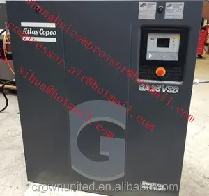 GA26VSD+, Atlas-copco screw type air compressor,26kw, GA26,35hp atlas copc
