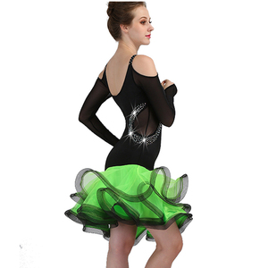 Robe de <span class=keywords><strong>danse</strong></span> à franges pour femmes, vêtement Sexy, populaire, Cha, 3500 - Product Image 3