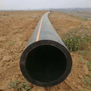 Jiangte ISO 4427 PE 100 HDPE Pipe Orange Gas Pipe