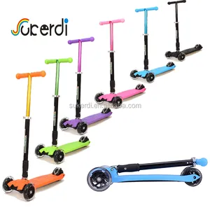 CE EN71 tested niu kids age 4 wheel and YES foldable scooter child kick scooter for teenager