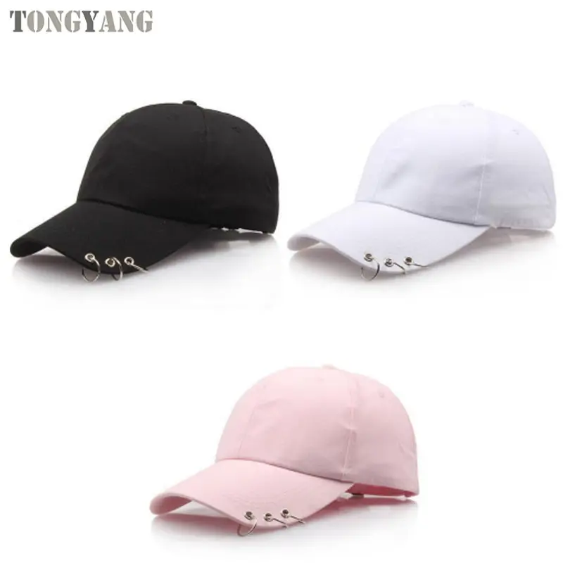 TONGYANG erkekler kadın taban top şapka Bboy ayarlanabilir rahat Snapback spor Hip-Hop top şapka taban top şapka s siyah pembe beyaz