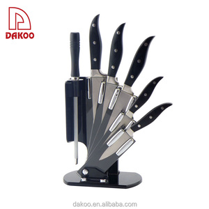 <span class=keywords><strong>Cocina</strong></span> 7 unids <span class=keywords><strong>set</strong></span> de <span class=keywords><strong>cuchillos</strong></span> con mango de madera pakka + forjado - Product Image 1