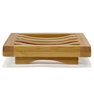 Bamboo Wooden Bathroom Shower Soap Dishstorage Holder Plate Tray Soap Dishes Ceramic