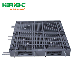 China Factory Price Heavy Duty Plastic Euro <strong>Pallet</strong> with Reinforcement Steel <strong>bar</strong> for <strong>Pallet</strong> Racking Systems - Product Image 5
