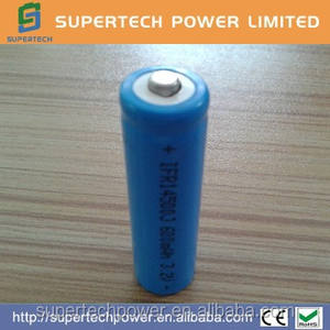 Caliente venta lifepo4 batería recargable 14500 600 mAh 3.2 V - Product Image 1