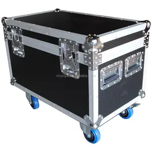 Utility/cavo packer 4 draw strumento caso flightcase 62x58x88 cm su ruote NUOVO