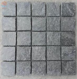 Đá Phiến Vuông Tự Nhiên Họa Tiết Thạch Anh Đen Lát Sàn Cho Lối Đi - Product Image 3