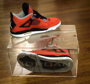 Custom Clear Sneaker Display Crate Acrylic Shoe Box acrylic Sneaker Box