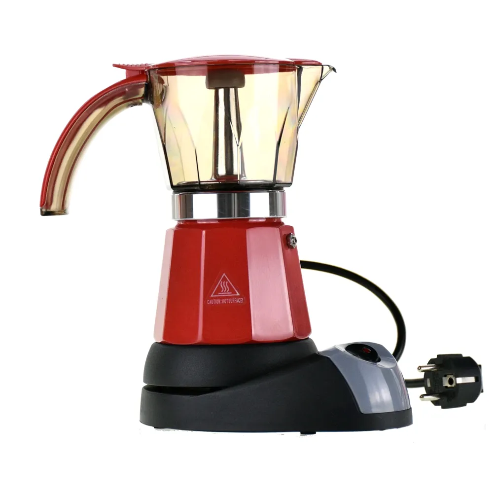 Ecocoffee 6 Ly Điện Moka Pot Cà Phê Espresso Ý Mocha Pot 220V 50HZ Máy Pha Cà Phê