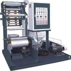 PE MINI film blowing making machine plastic film machine extruder blown film machine