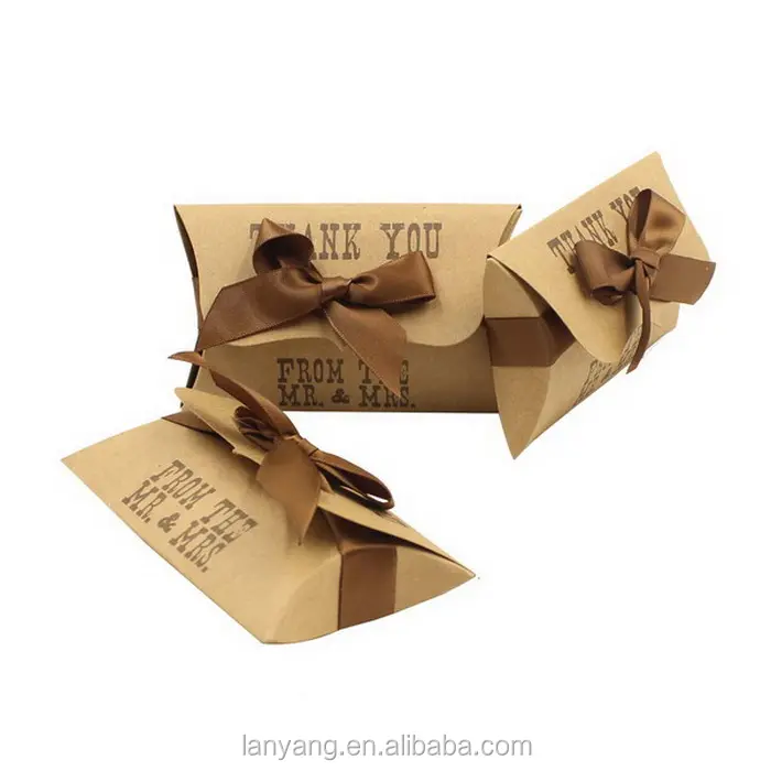 Kissen Boxen Medium geschenk karte halter schmuck verpackung DIY hochzeit favor box einzigartige-stick produkt verpackung