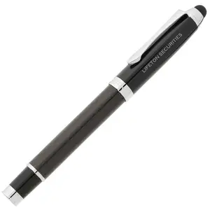 Schreibset Kugelschreiber Bettoni פחמן סיבי מגע עט סט מסך מגע עט מתכת לוגו מותאם אישית Luxe Rollerball Stylus מתכת עט