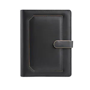 מקצועי עסקים Padfolio תיק מזוודה סגנון ארגונית תיקיית עם ידיות פנקס 3 טבעת קלסר