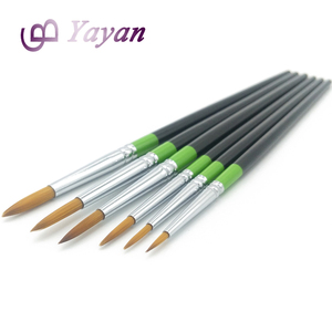 Ensemble de 6 pinceaux pour le visage et le corps en nylon <span class=keywords><strong>Loew</strong></span> Korea Cornell - Product Image 2