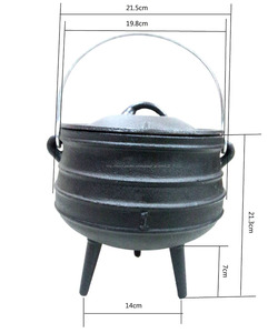 <span class=keywords><strong>Trois</strong></span> pattes Pot de fonte / afrique du sud Potjie - Product Image 2
