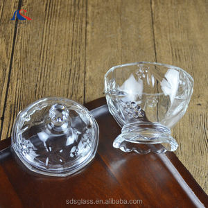 Caja <span class=keywords><strong>de</strong></span> regalo promocional, bonito y pequeño tazón <span class=keywords><strong>de</strong></span> azúcar <span class=keywords><strong>de</strong></span> vidrio, tarro <span class=keywords><strong>de</strong></span> <span class=keywords><strong>cocina</strong></span> para dulces, soporte para nueces secas con tapa - Product Image 4