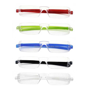 Kacamata Baca Putar <span class=keywords><strong>360</strong></span> Derajat dengan Kotak Lipat, Pembaca Lipat CE AC atau PC FAITH Eyewear Khusus Eropa; USA Pin Hinge CN;ZHE - Product Image 5