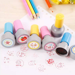 ילדים Cartoon שמח קמפוס חותם/חותמת מורה הערות חותמות גמיש רגיש חותמות הוראה פרקים - Product Image 1