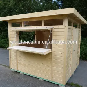 छोटी सी दुकान उपयोग पूर्वनिर्मित लकड़ी केबिन घर