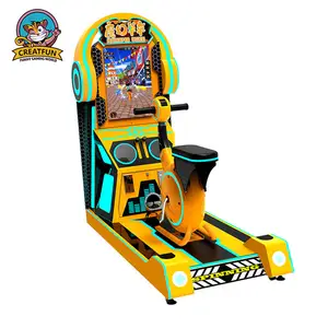 Neue Produkte Münz betriebene Fahrrad Fitness Sport Fahrrad Videospiel Arcade Rennspiel maschine für Kinder