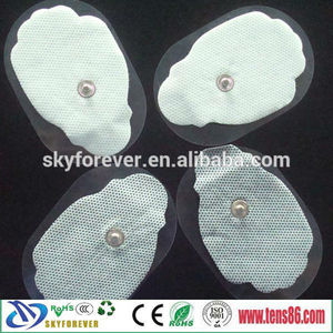 7.5 * 5 cm feuille en forme de TENS électrodes réutilisables, Electrode pads avec le prix concurrentiel - Product Image 3
