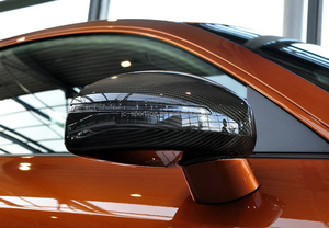 Côté Fiber de carbone Couverture de Miroir D'aile De Voiture pour Audi R8 Spyder Convertible <span class=keywords><strong>Porte</strong></span> Arrière View Cover - Product Image 2