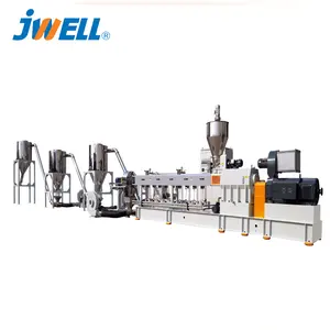 Jwell wood plastic pellet extruder/WPC granulating production line