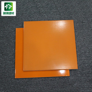 Azulejo de porcelana esmaltado, primera elección, 300x300, <span class=keywords><strong>Color</strong></span> Naranja puro, para pared - Product Image 4