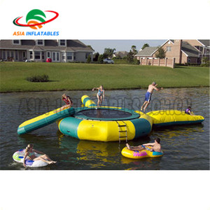 Aqua Park-trampolín de agua inflable, Combo con tobogán y <span class=keywords><strong>Blob</strong></span>/Aqua, trampolín flotante de agua para niños y adultos - Product Image 2