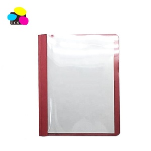 Cheaper Clear-front Report Cover, Leather-grain <strong>3</strong> <strong>Prongs</strong> Pocket <strong>Portfolios</strong> - Product Image 2