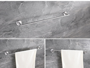 Bộ Phụ Kiện Phòng Tắm Giá Đỡ Kệ Bộ Kim Khí Lưu Trữ Bồn Tắm Bộ Móc Treo Đĩa Xà Phòng Thanh Treo Khăn Pha Lê Thép Không Gỉ 304 - Product Image 5