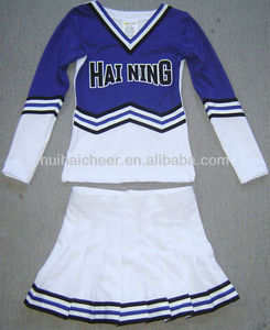 Fourniture directe en usine d'uniformes de cheerleading conçus sur mesure pour adultes Ensemble polyester spandex imprimé Costumes de cheerleading OEM - Product Image 3