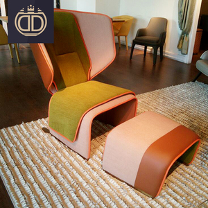 Alibaba sillón con otomana italiano sin apoyabrazos colorido sola silla asiento sofá de jardín - Product Image 4