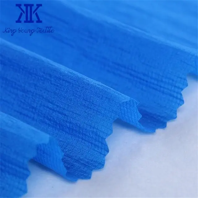 Couleur bleu semi-transparent, tissu effilé de haute densité, ultra fin, étanche et léger, 22gsm 10D