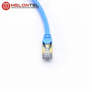 MT-5003 pas cher câble <span class=keywords><strong>Ethernet</strong></span> en cuivre complet 4PR Cat5E Cat6 Cat6A câble de connexion <span class=keywords><strong>Ethernet</strong></span> câble de raccordement avec connecteur RJ45 STP - Product Image 4