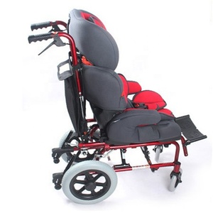 Silla de Ruedas reclinable de aluminio plegable, funcional para niños - Product Image 1