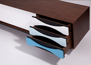 <span class=keywords><strong>Mobile</strong></span> TV <span class=keywords><strong>Moderno</strong></span> Porta TV da <span class=keywords><strong>Soggiorno</strong></span> Madia Bassa Contenitore - Product Image 3